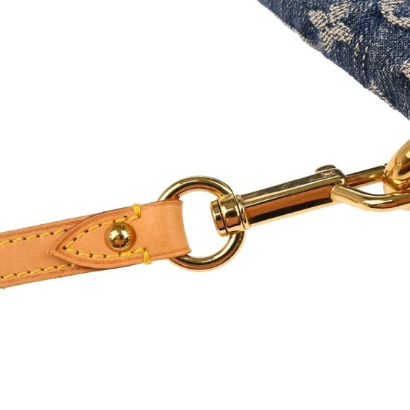 Louis Vuitton Blue Monogram Denim Mini Pleaty Handbag - Picture 6 of 11